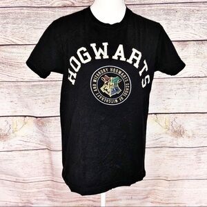 Harry Potter Hogwarts Black T-shirt Size S